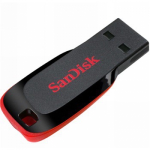 闪迪（SanDisk）USB2.0 酷刃 (CZ50) 16GB U盘 黑红